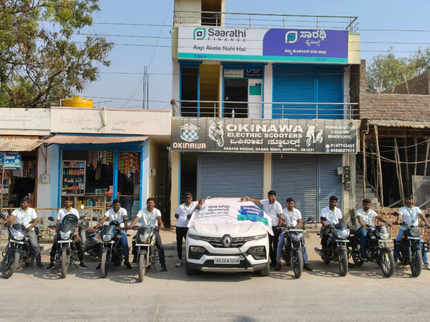 Saarathi Finance Conducts Bike Rally and Marketing Activations Across Karnataka to Boost Brand Awareness
